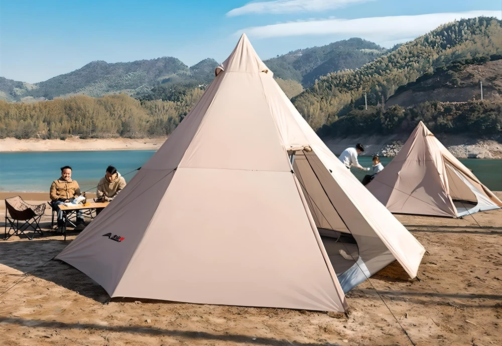 pyramid style tent